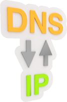 DNS - IP Text in 3D Design